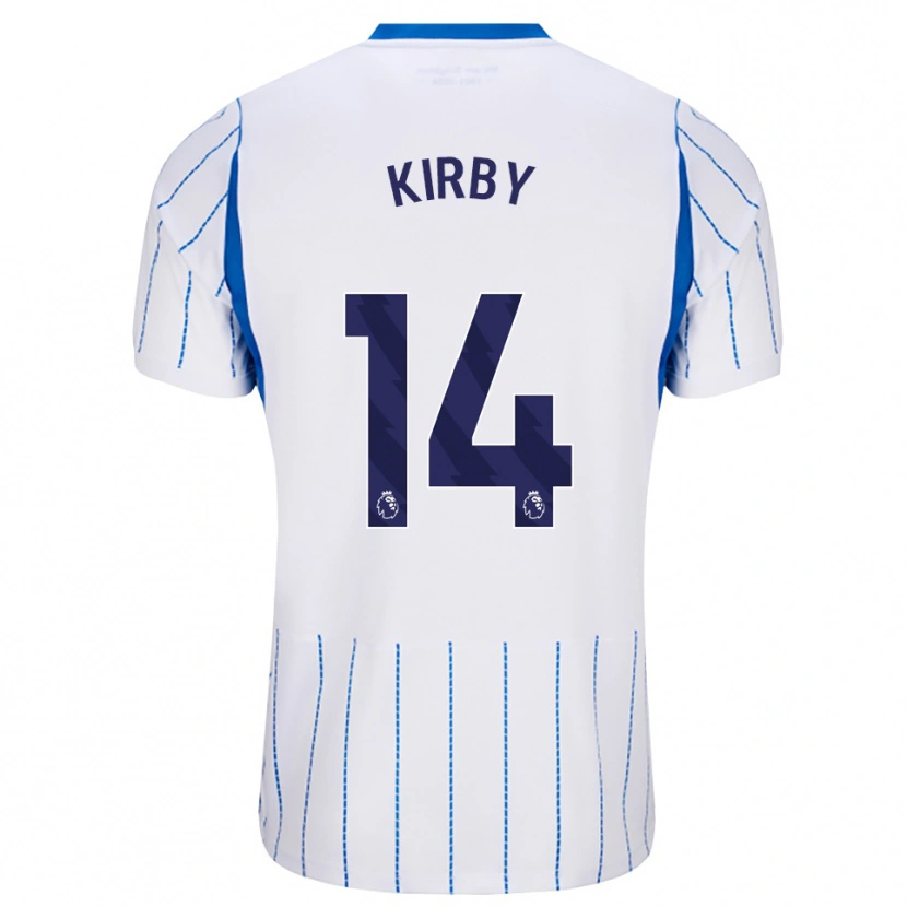 Danxen Herren Fran Kirby #14 Himmelblau Weiß Auswärtstrikot Trikot 2026/27 T-Shirt