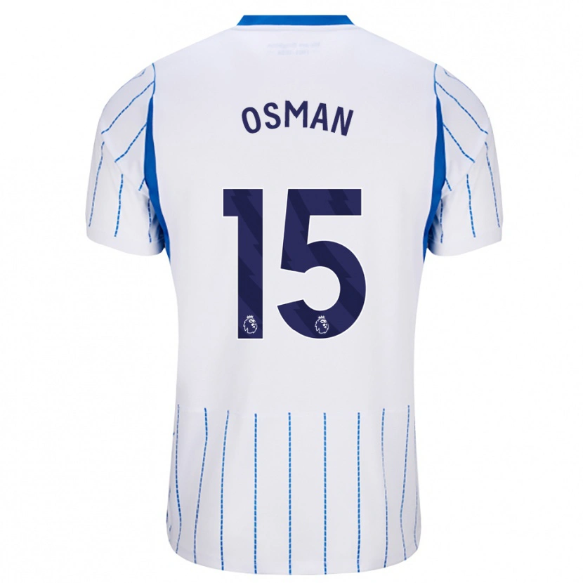 Danxen Herren Ibrahim Osman #15 Himmelblau Weiß Auswärtstrikot Trikot 2026/27 T-Shirt