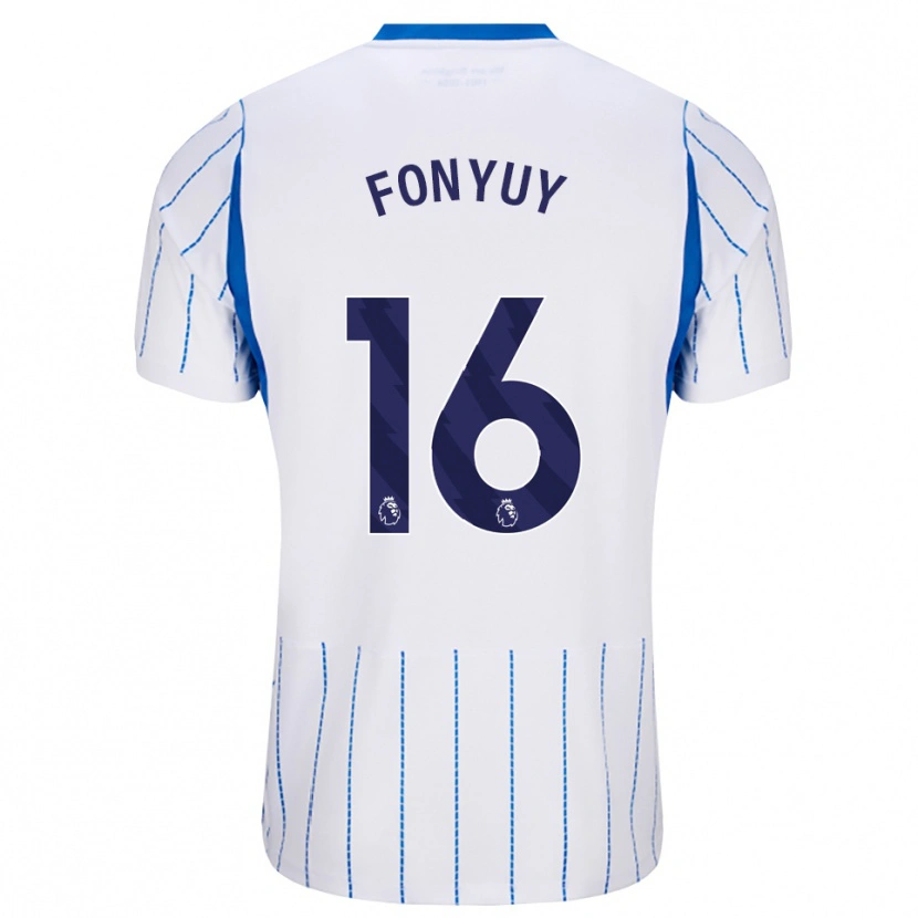 Danxen Herren Aedan Fonyuy #16 Himmelblau Weiß Auswärtstrikot Trikot 2026/27 T-Shirt