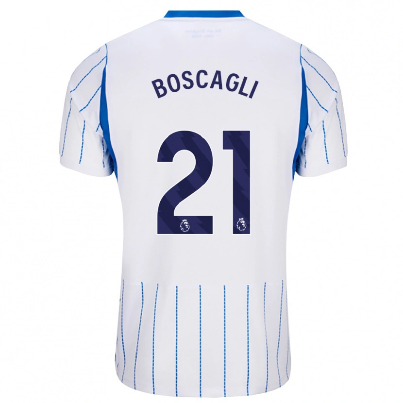 Danxen Herren Olivier Boscagli #21 Himmelblau Weiß Auswärtstrikot Trikot 2026/27 T-Shirt