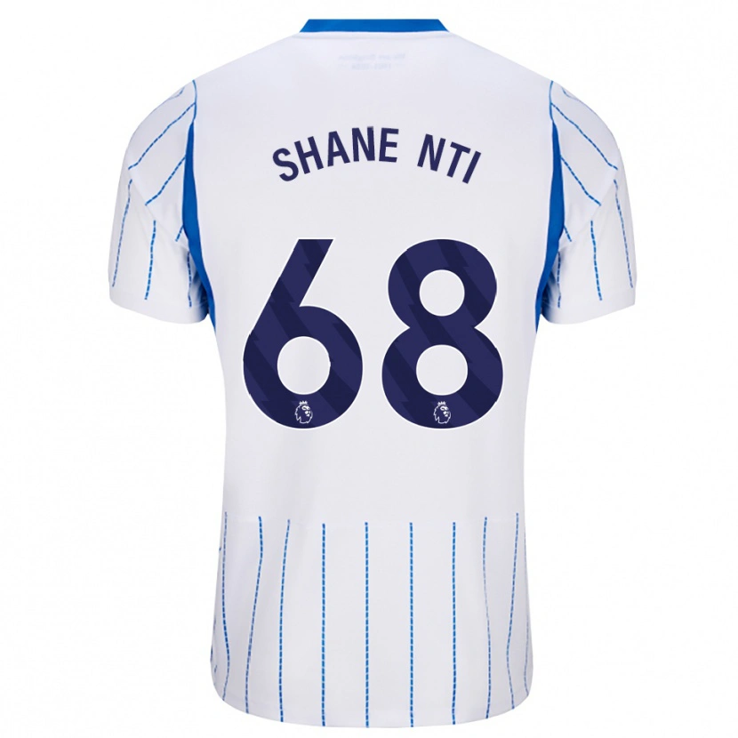 Danxen Herren Shane Nti #68 Himmelblau Weiß Auswärtstrikot Trikot 2026/27 T-Shirt