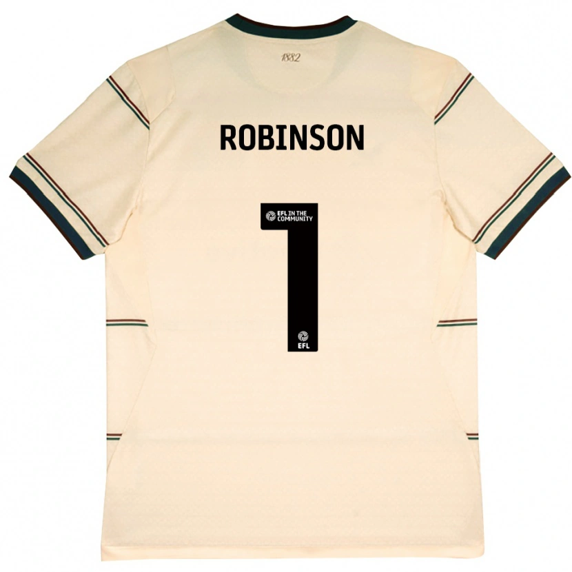 Danxen Herren Jack Robinson #1 Beige Burgund Auswärtstrikot Trikot 2026/27 T-Shirt