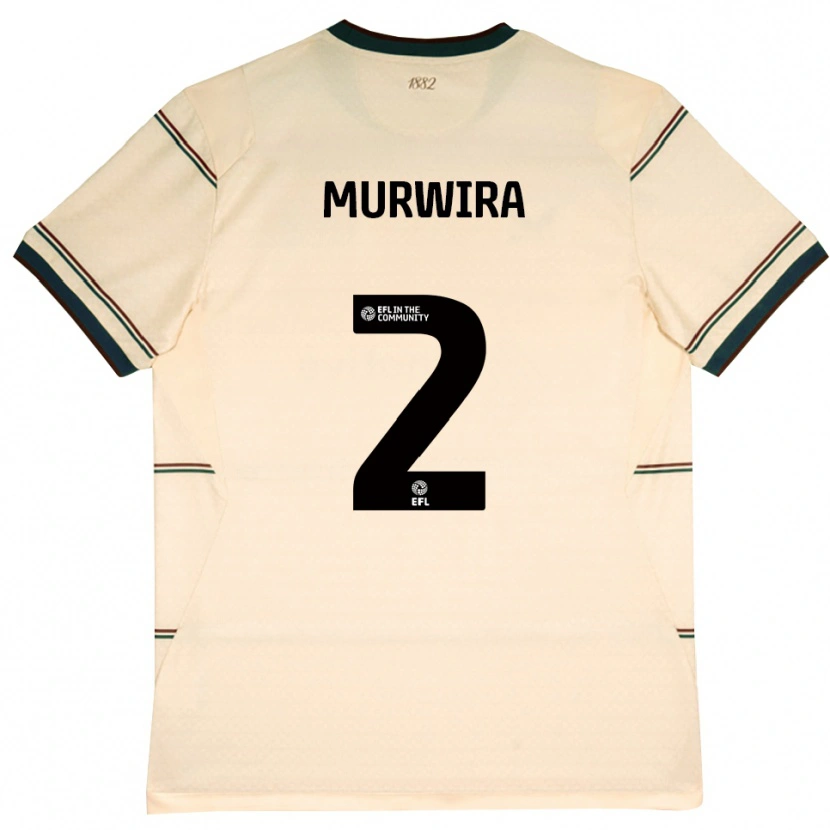 Danxen Herren Tadi Murwira #2 Beige Burgund Auswärtstrikot Trikot 2026/27 T-Shirt