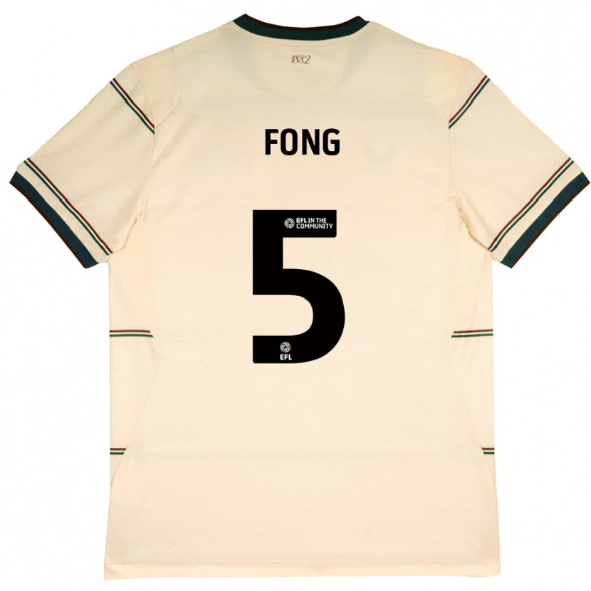 Danxen Herren Luca Fong #5 Beige Burgund Auswärtstrikot Trikot 2026/27 T-Shirt