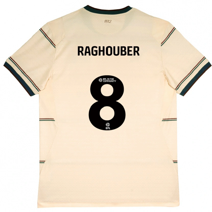 Danxen Herren Ugo Raghouber #8 Beige Burgund Auswärtstrikot Trikot 2026/27 T-Shirt
