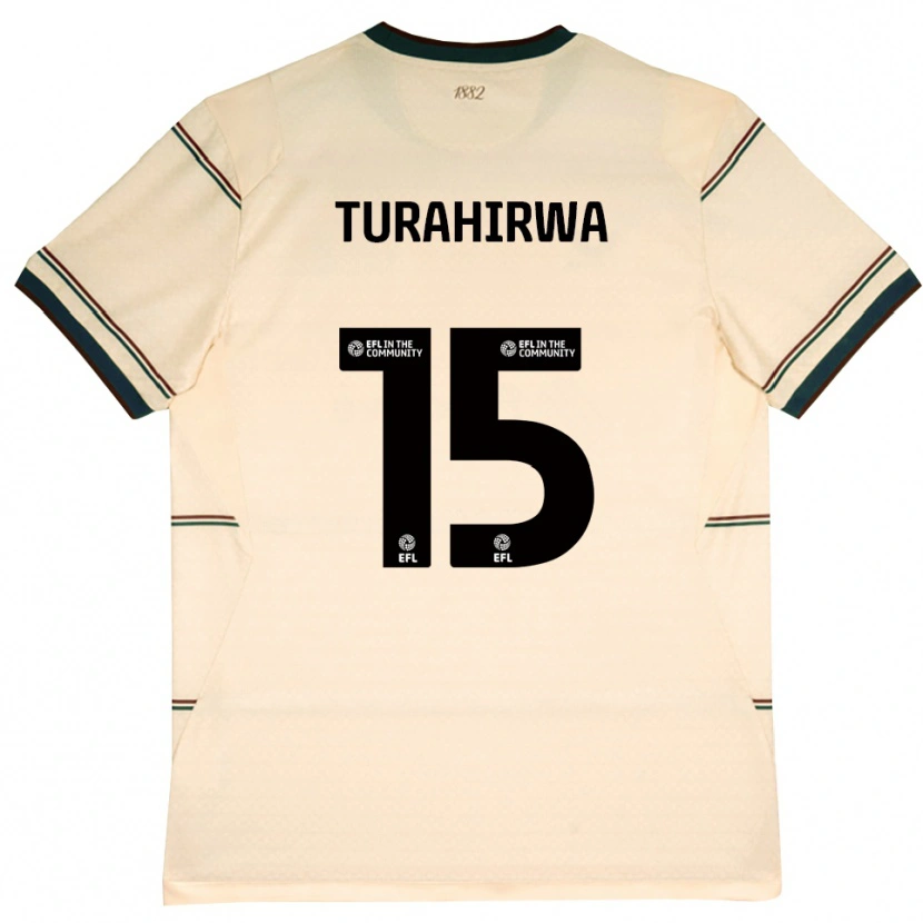 Danxen Herren Elijah Turahirwa #15 Beige Burgund Auswärtstrikot Trikot 2026/27 T-Shirt