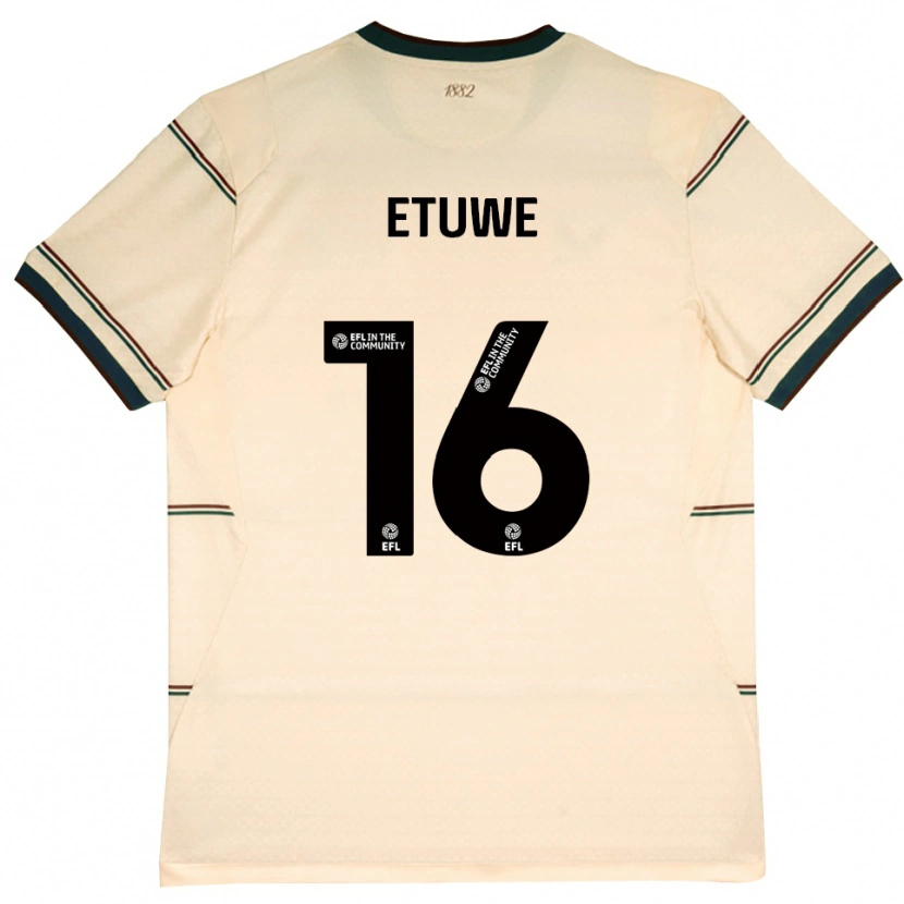 Danxen Herren Isaac Etuwe #16 Beige Burgund Auswärtstrikot Trikot 2026/27 T-Shirt