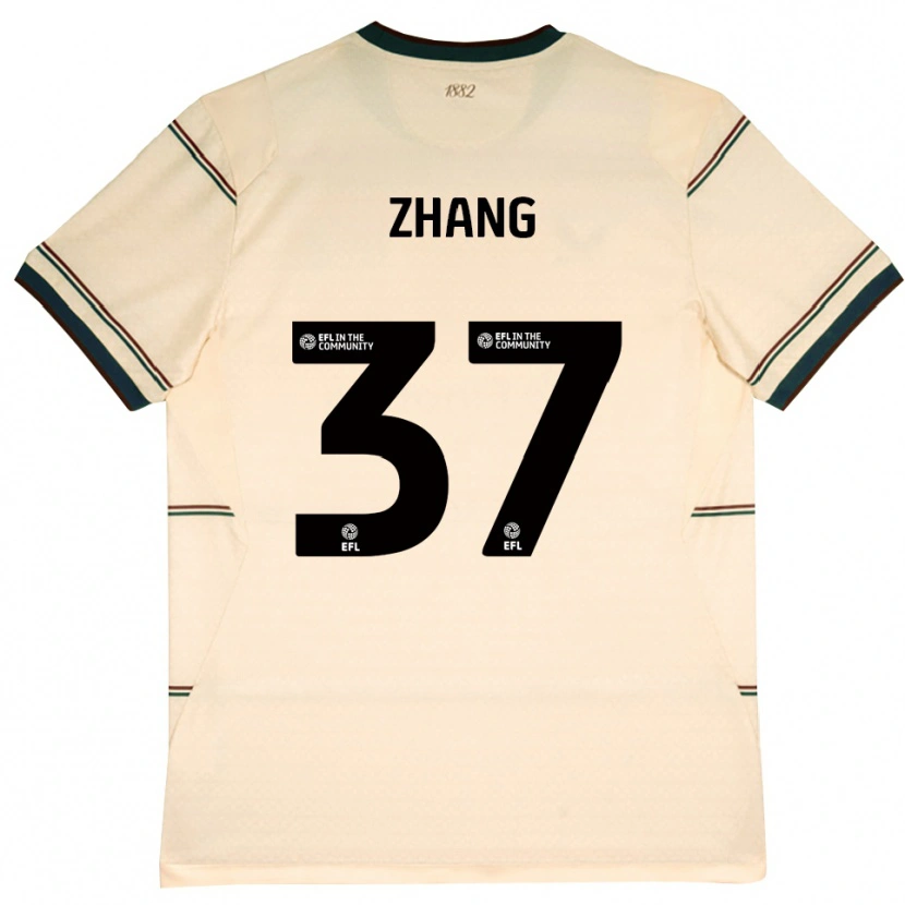 Danxen Herren Jiaming Zhang #37 Beige Burgund Auswärtstrikot Trikot 2026/27 T-Shirt
