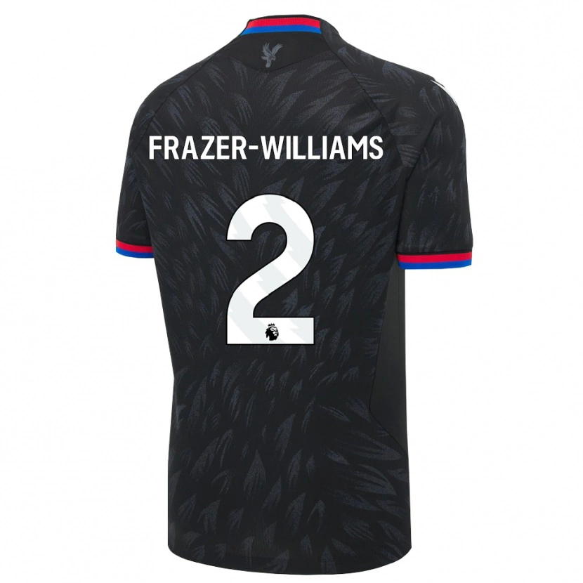Danxen Herren Khyan Frazer-Williams #2 Schwarz Blau Rot Auswärtstrikot Trikot 2026/27 T-Shirt