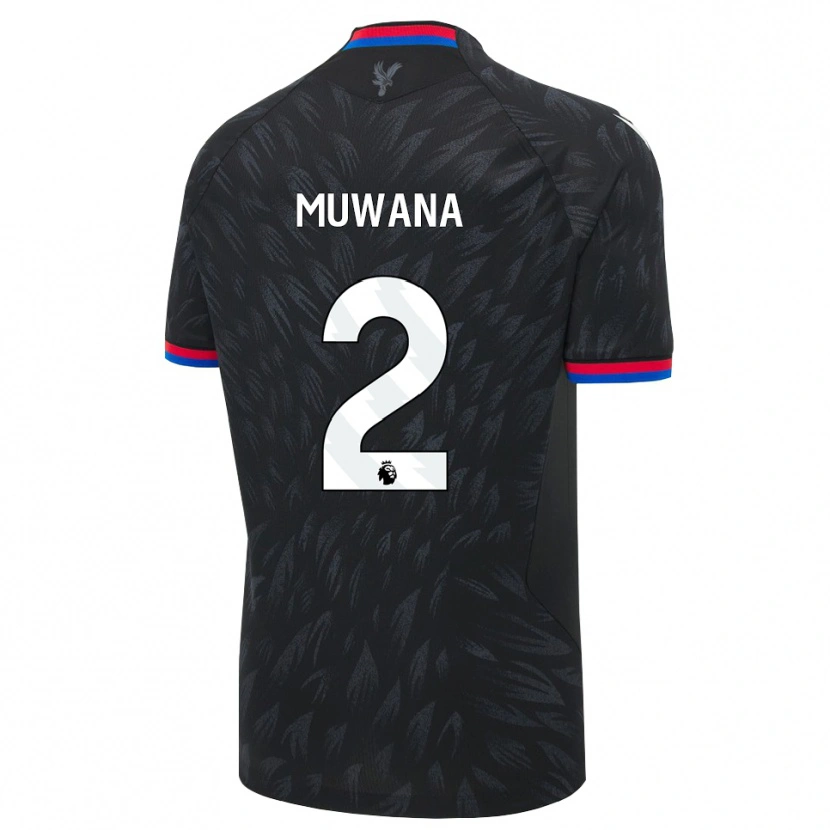 Danxen Herren Joshua Muwana #2 Schwarz Blau Rot Auswärtstrikot Trikot 2026/27 T-Shirt