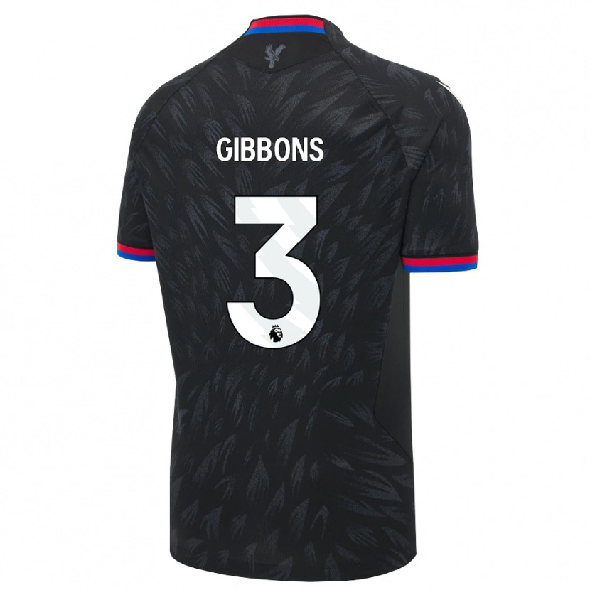 Danxen Herren Felicity Gibbons #3 Schwarz Blau Rot Auswärtstrikot Trikot 2026/27 T-Shirt