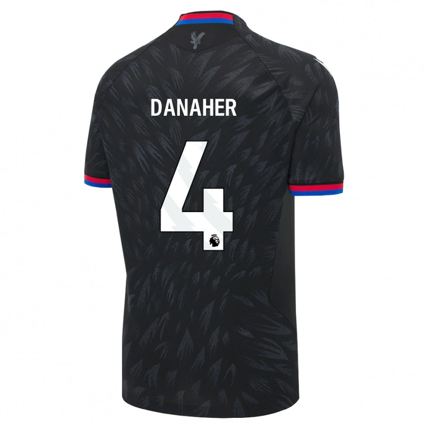 Danxen Herren Euan Danaher #4 Schwarz Blau Rot Auswärtstrikot Trikot 2026/27 T-Shirt