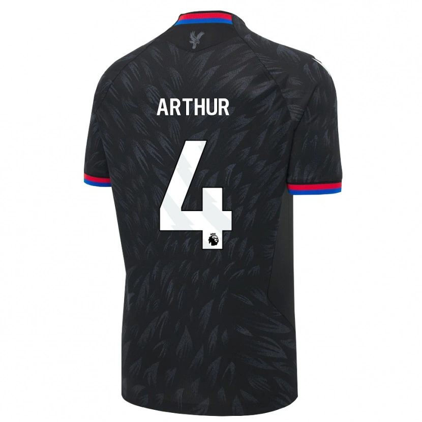 Danxen Herren Chloe Arthur #4 Schwarz Blau Rot Auswärtstrikot Trikot 2026/27 T-Shirt