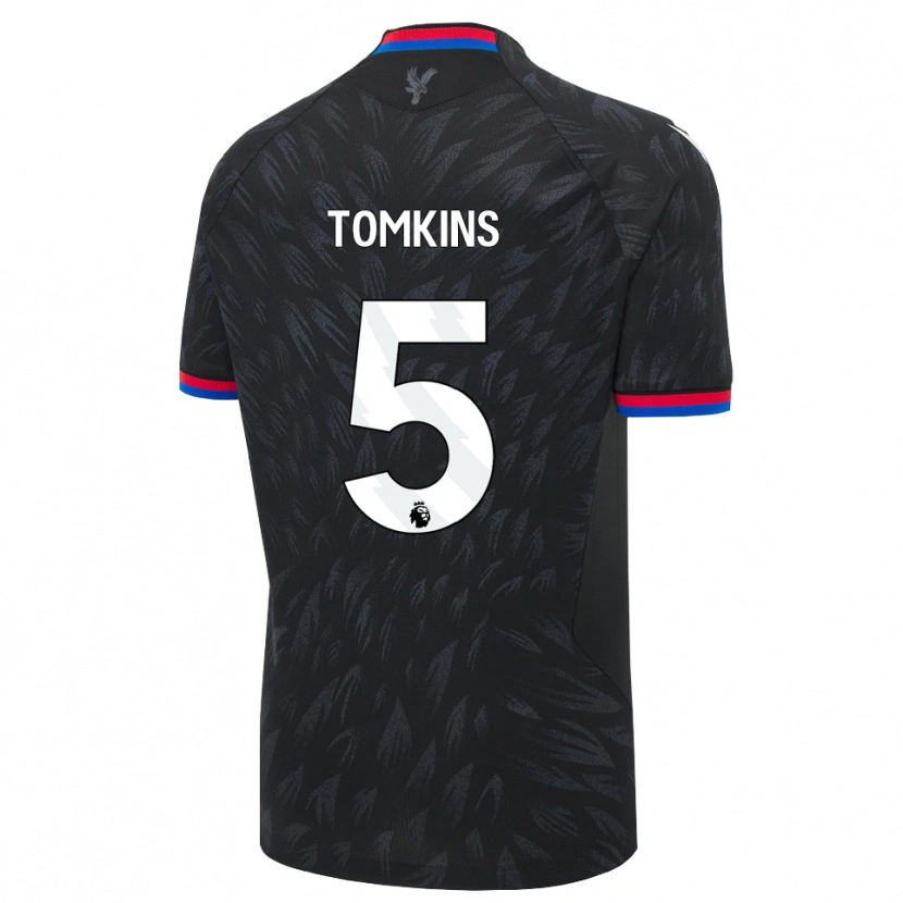 Danxen Herren James Tomkins #5 Schwarz Blau Rot Auswärtstrikot Trikot 2026/27 T-Shirt