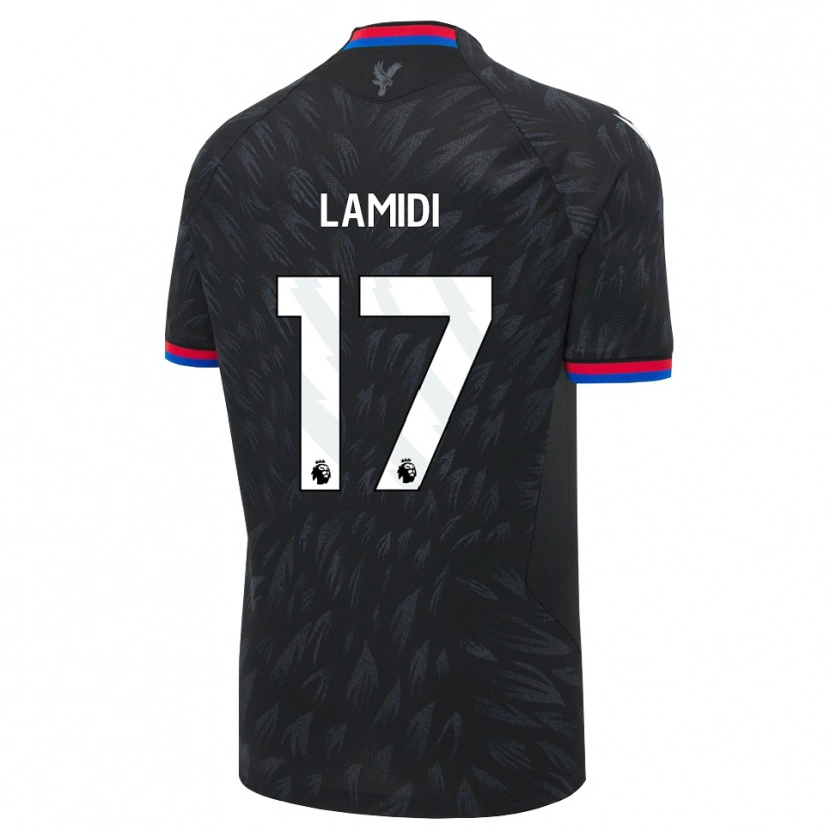 Danxen Herren Oladotun Lamidi #17 Schwarz Blau Rot Auswärtstrikot Trikot 2026/27 T-Shirt