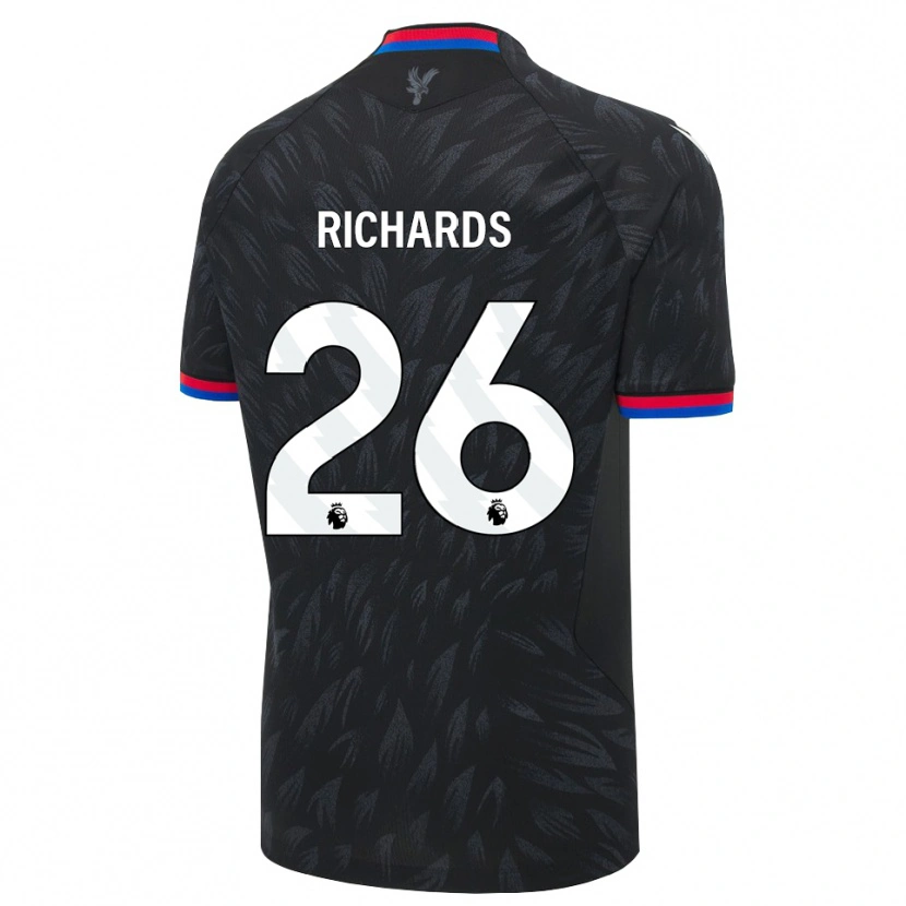 Danxen Herren Chris Richards #26 Schwarz Blau Rot Auswärtstrikot Trikot 2026/27 T-Shirt