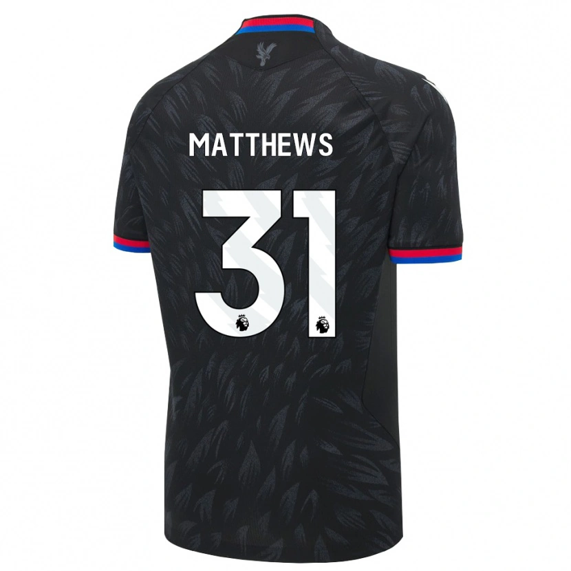 Danxen Herren Remi Matthews #31 Schwarz Blau Rot Auswärtstrikot Trikot 2026/27 T-Shirt