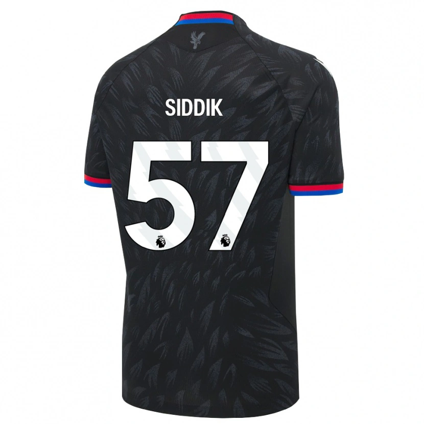 Danxen Herren Cardo Siddik #57 Schwarz Blau Rot Auswärtstrikot Trikot 2026/27 T-Shirt