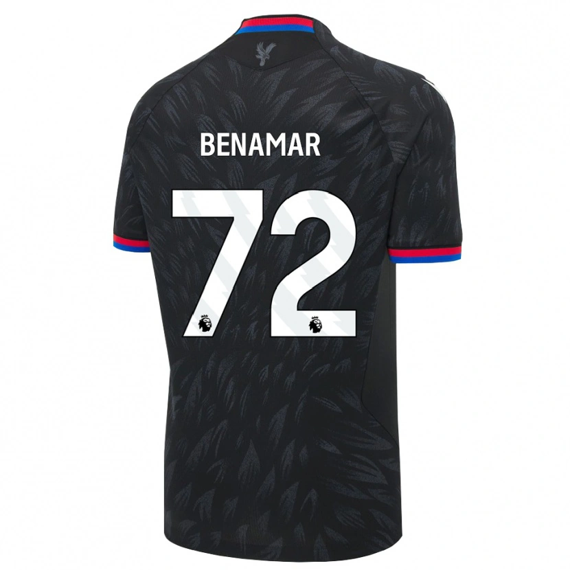 Danxen Herren Dean Benamar #72 Schwarz Blau Rot Auswärtstrikot Trikot 2026/27 T-Shirt