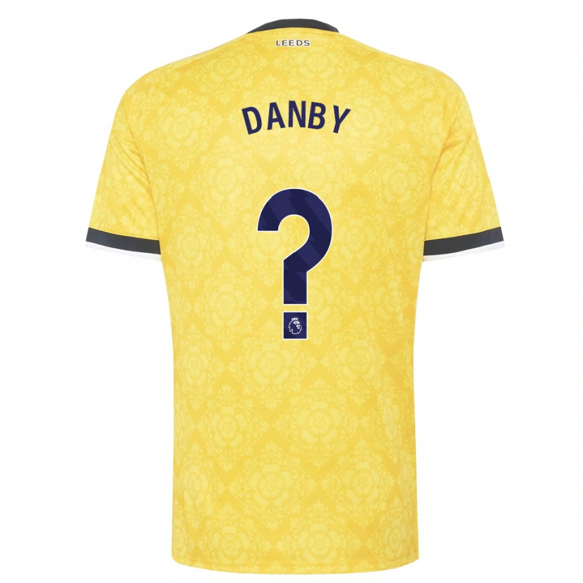 Danxen Herren Sarah Danby #0 Gelb Weiß Schwarz Auswärtstrikot Trikot 2026/27 T-Shirt