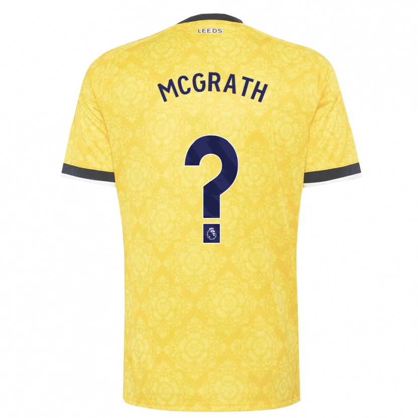 Danxen Herren Ronnie Mcgrath #0 Gelb Weiß Schwarz Auswärtstrikot Trikot 2026/27 T-Shirt