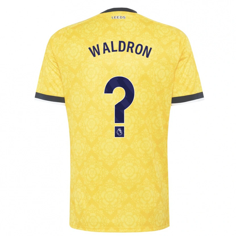 Danxen Herren Ruby Waldron #0 Gelb Weiß Schwarz Auswärtstrikot Trikot 2026/27 T-Shirt