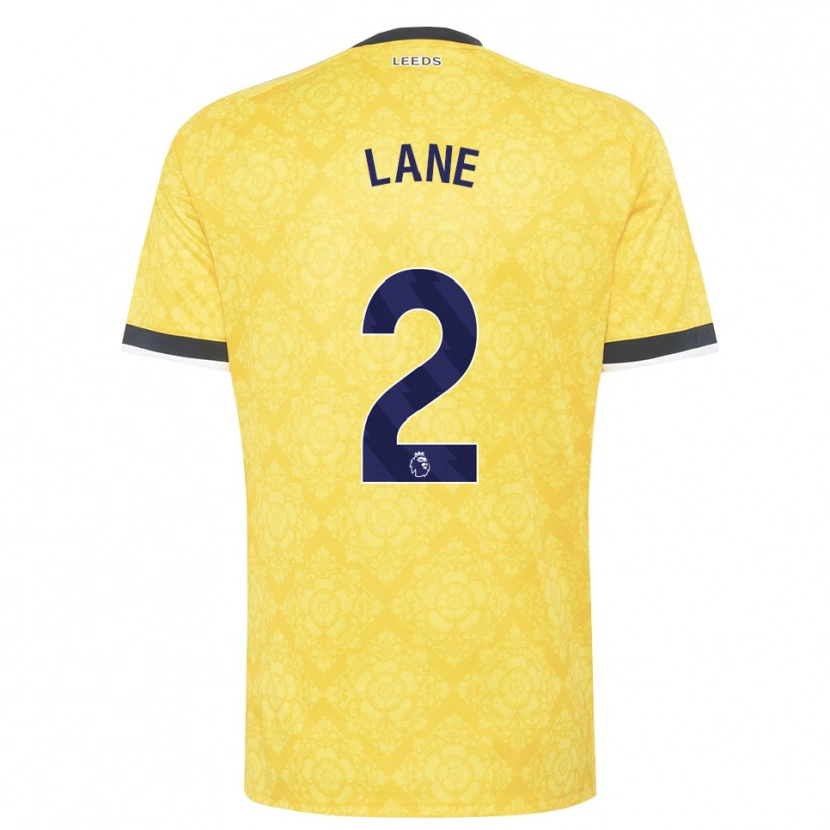 Danxen Herren Freddie Lane #2 Gelb Weiß Schwarz Auswärtstrikot Trikot 2026/27 T-Shirt