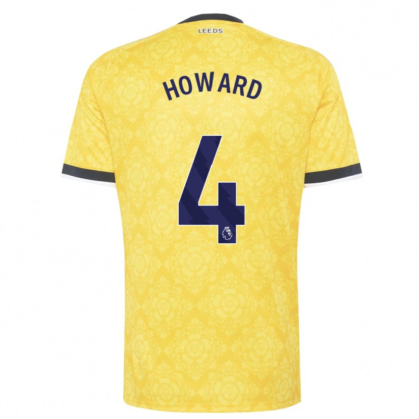 Danxen Herren Jacob Howard #4 Gelb Weiß Schwarz Auswärtstrikot Trikot 2026/27 T-Shirt