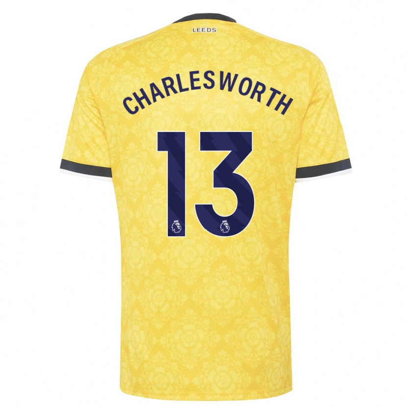Danxen Herren Millie Robshaw-Charlesworth #13 Gelb Weiß Schwarz Auswärtstrikot Trikot 2026/27 T-Shirt