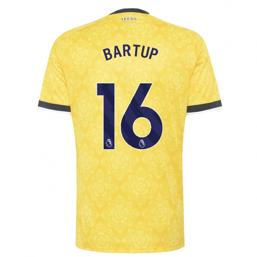 Danxen Herren Laura Bartup #16 Gelb Weiß Schwarz Auswärtstrikot Trikot 2026/27 T-Shirt