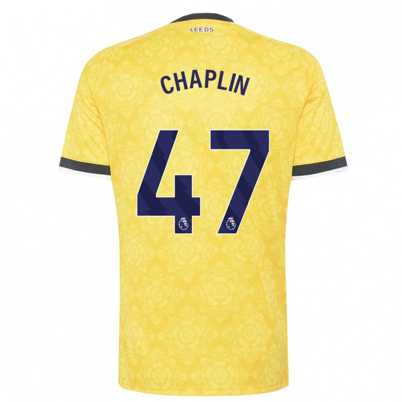 Danxen Herren Rhys Chadwick #47 Gelb Weiß Schwarz Auswärtstrikot Trikot 2026/27 T-Shirt