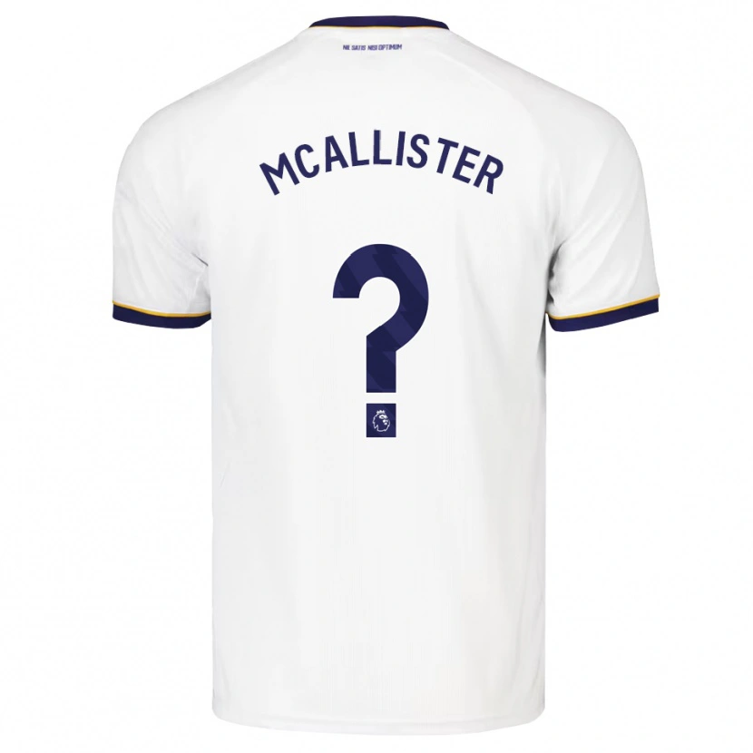 Danxen Herren Sean Mcallister #0 Mitternachtsblau Weiß Gelb Auswärtstrikot Trikot 2026/27 T-Shirt