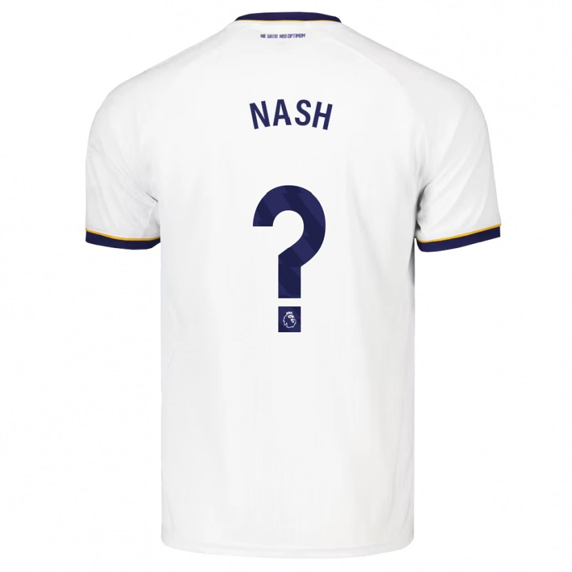 Danxen Herren Patrick Nash #0 Mitternachtsblau Weiß Gelb Auswärtstrikot Trikot 2026/27 T-Shirt