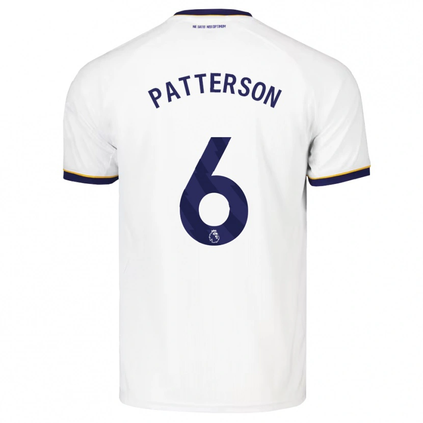 Danxen Herren Jack Patterson #6 Mitternachtsblau Weiß Gelb Auswärtstrikot Trikot 2026/27 T-Shirt