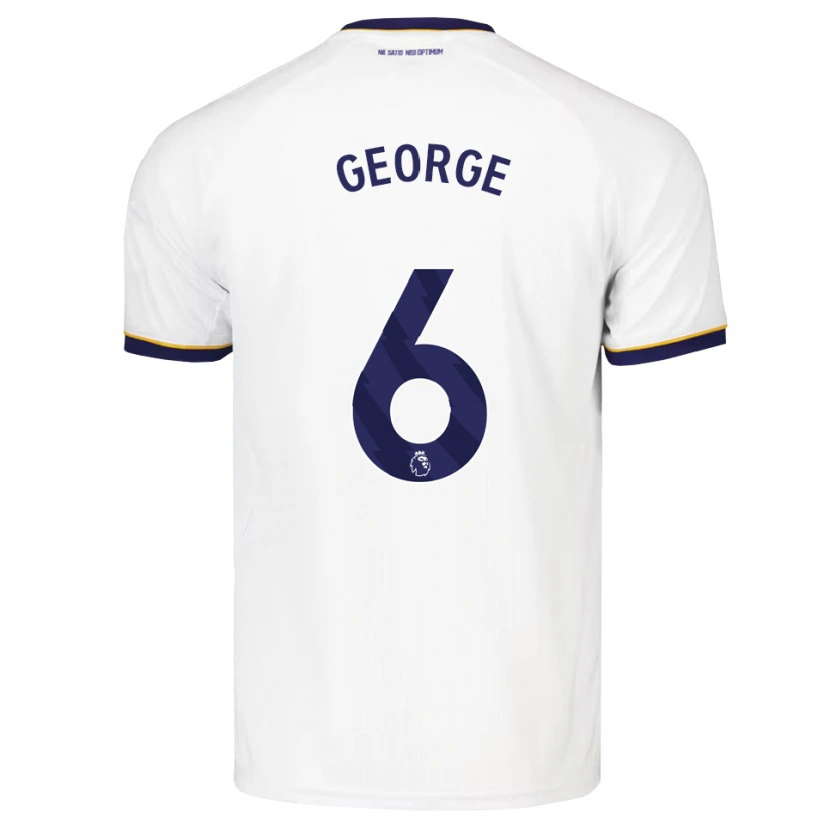 Danxen Herren Gabrielle George #6 Mitternachtsblau Weiß Gelb Auswärtstrikot Trikot 2026/27 T-Shirt