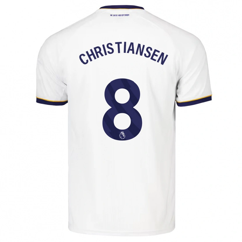 Danxen Herren Izzy Christiansen #8 Mitternachtsblau Weiß Gelb Auswärtstrikot Trikot 2026/27 T-Shirt