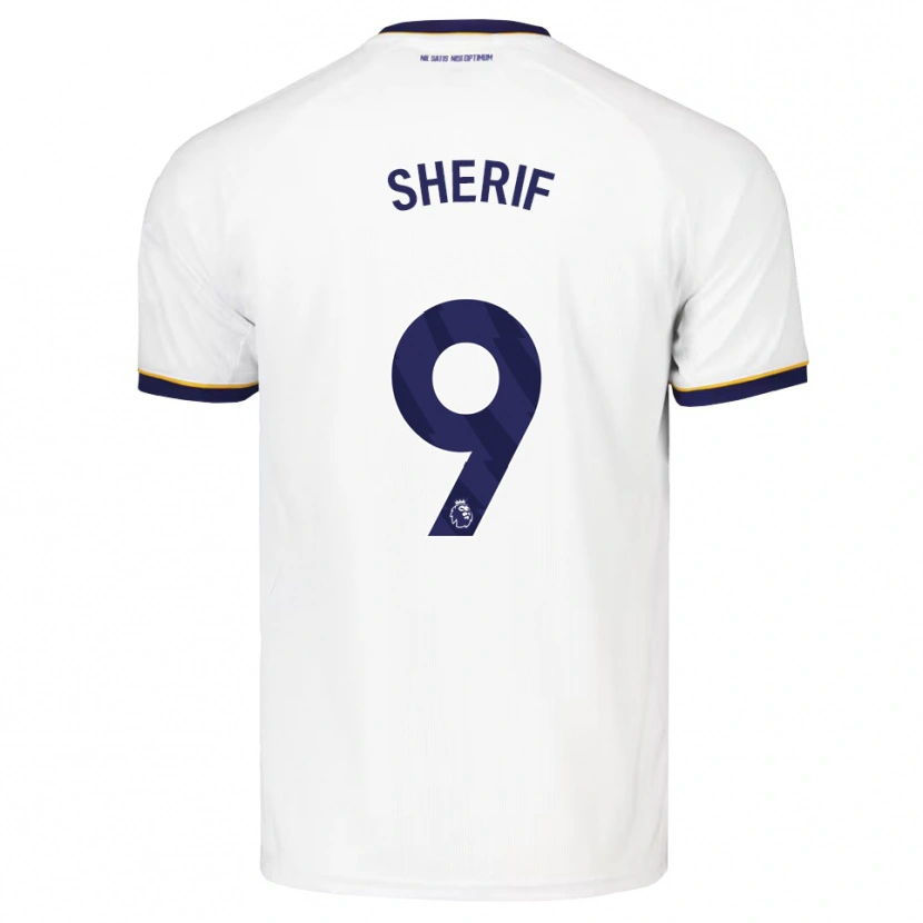 Danxen Herren Martin Sherif #9 Mitternachtsblau Weiß Gelb Auswärtstrikot Trikot 2026/27 T-Shirt
