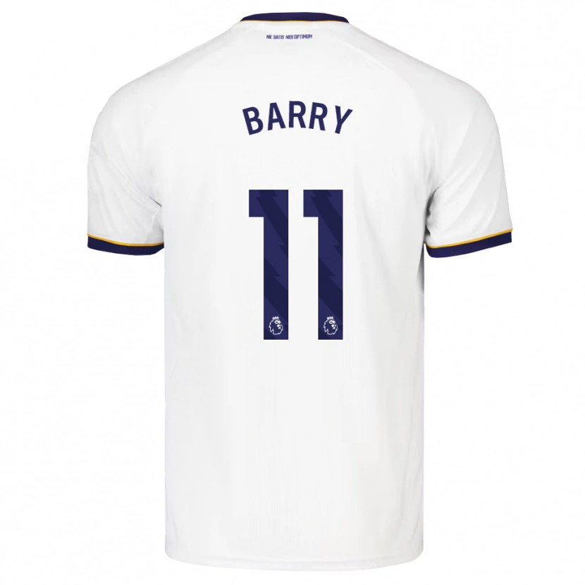 Danxen Herren Thierno Barry #11 Mitternachtsblau Weiß Gelb Auswärtstrikot Trikot 2026/27 T-Shirt