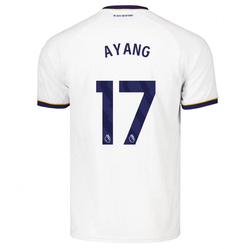 Danxen Herren Godswill Ayang #17 Mitternachtsblau Weiß Gelb Auswärtstrikot Trikot 2026/27 T-Shirt