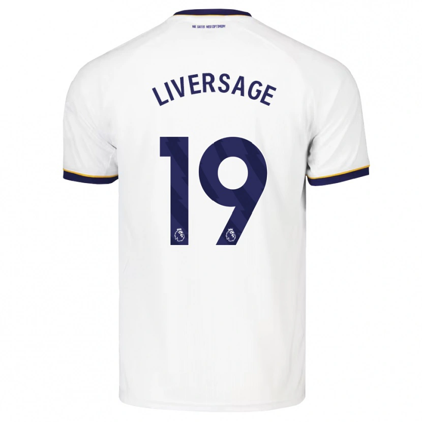 Danxen Herren Leon Liversage #19 Mitternachtsblau Weiß Gelb Auswärtstrikot Trikot 2026/27 T-Shirt