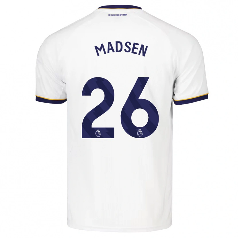 Danxen Herren Rikke Madsen #26 Mitternachtsblau Weiß Gelb Auswärtstrikot Trikot 2026/27 T-Shirt