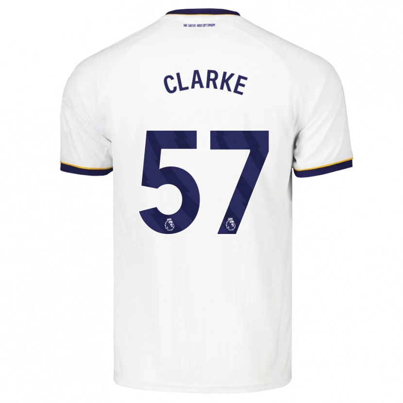 Danxen Herren Justin Clarke #57 Mitternachtsblau Weiß Gelb Auswärtstrikot Trikot 2026/27 T-Shirt