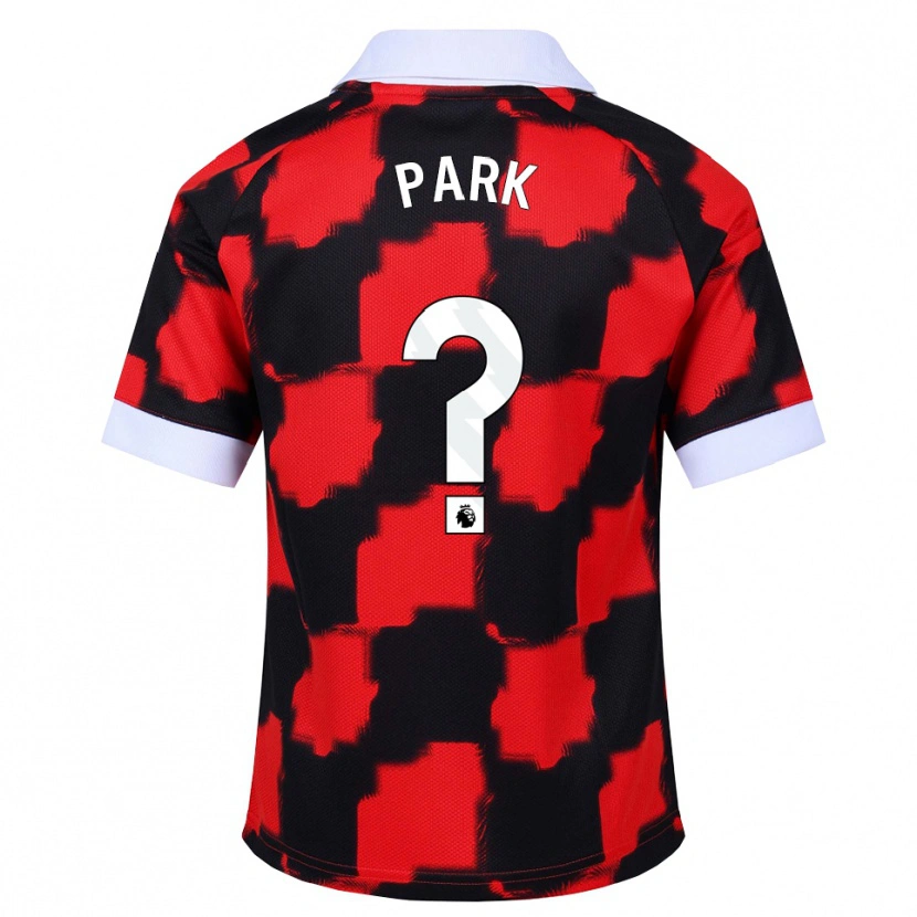 Danxen Herren Damon Park #0 Rot Weiß Schwarz Auswärtstrikot Trikot 2026/27 T-Shirt