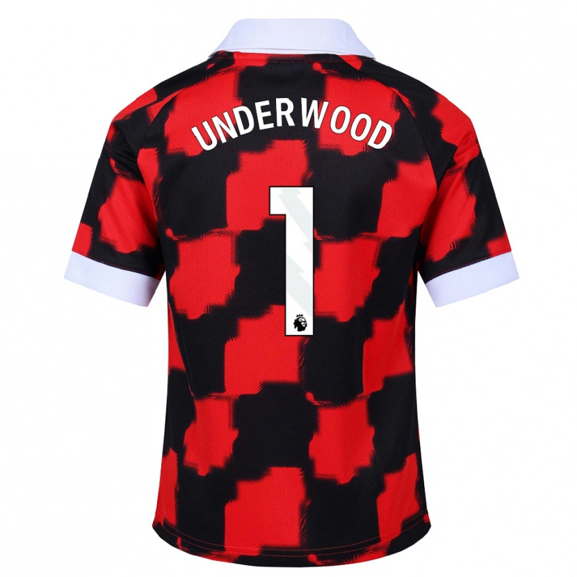 Danxen Herren Marco Underwood #1 Rot Weiß Schwarz Auswärtstrikot Trikot 2026/27 T-Shirt