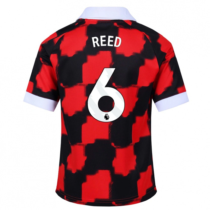 Danxen Herren Harrison Reed #6 Rot Weiß Schwarz Auswärtstrikot Trikot 2026/27 T-Shirt
