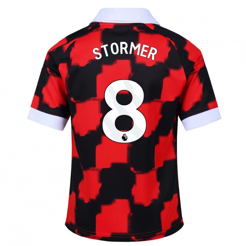 Danxen Herren Becky Stormer #8 Rot Weiß Schwarz Auswärtstrikot Trikot 2026/27 T-Shirt