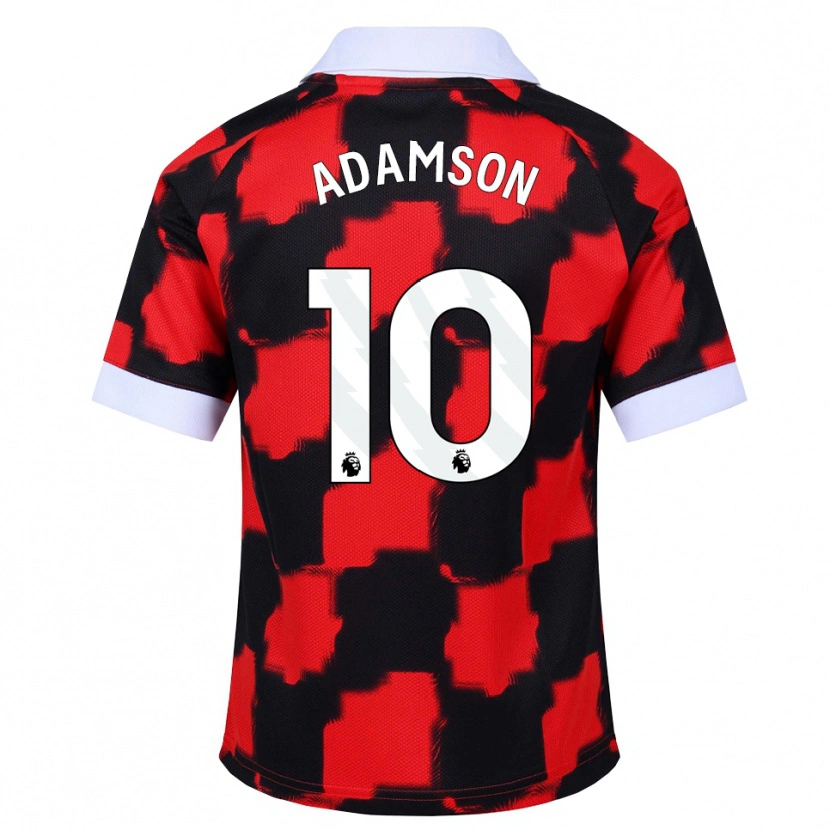 Danxen Herren Sasha Adamson #10 Rot Weiß Schwarz Auswärtstrikot Trikot 2026/27 T-Shirt