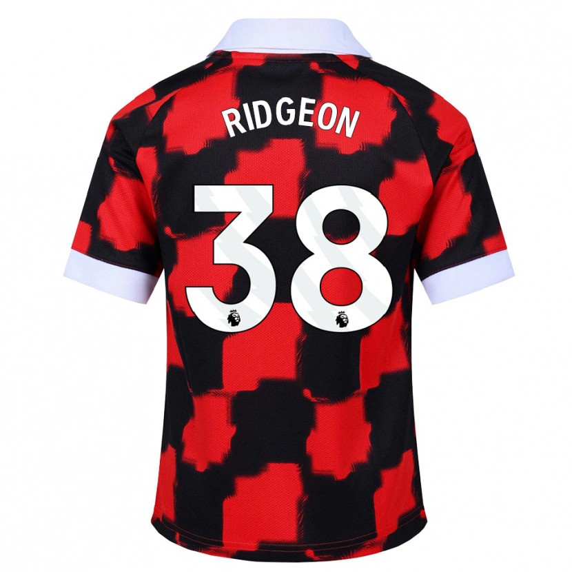 Danxen Herren Seth Ridgeon #38 Rot Weiß Schwarz Auswärtstrikot Trikot 2026/27 T-Shirt