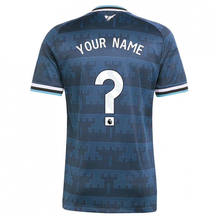 Danxen Herren Ihren Namen #0 Gelb Schwarz Blau Auswärtstrikot Trikot 2026/27 T-Shirt