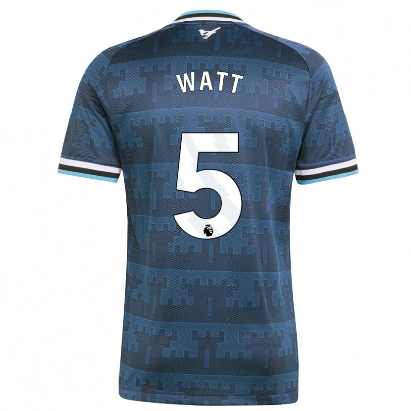 Danxen Herren Olivia Watt #5 Gelb Schwarz Blau Auswärtstrikot Trikot 2026/27 T-Shirt